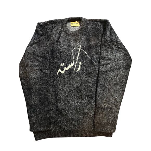 NWOT RASTAH Mink Yarn Sweater Unisex L Luxury Streetwear - Picture 4 of 13